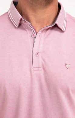 Polos & Tee-shirts<Armand Thiery Polo manches courtes Link - Rose