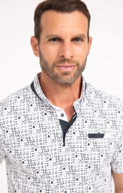 Polos & Tee-shirts<Armand Thiery Polo manches courtes Ori - Blanc