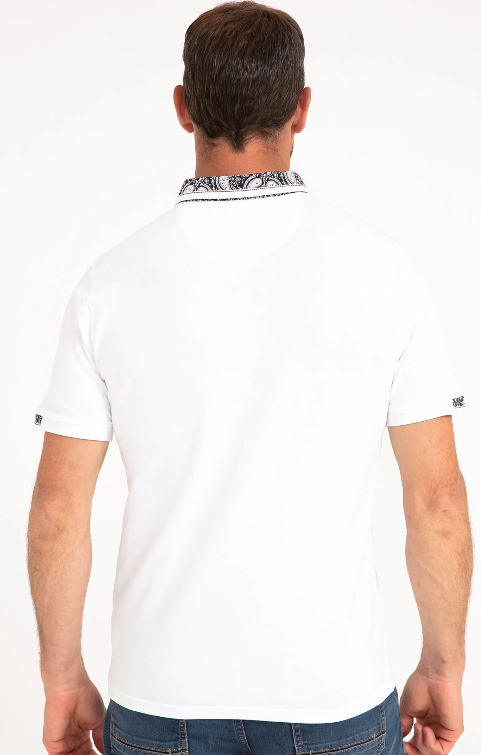Polos & Tee-shirts<Armand Thiery Polo manches courtes Romantique - Blanc