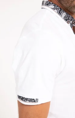 Polos & Tee-shirts<Armand Thiery Polo manches courtes Romantique - Blanc