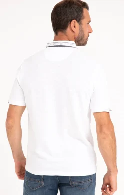 Polos & Tee-shirts<Armand Thiery Polo manches courtes Romantica - Blanc