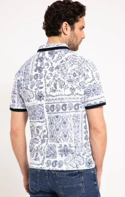 Polos & Tee-shirts<Armand Thiery Polo manches courtes Spain - Blanc