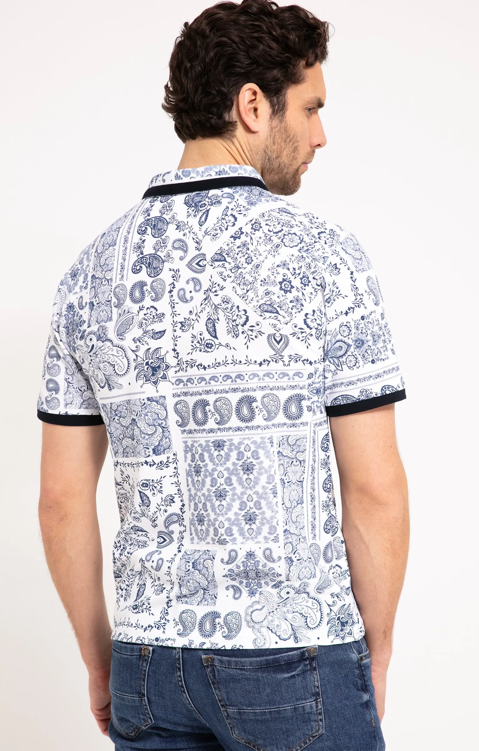 Polos & Tee-shirts<Armand Thiery Polo manches courtes Spain - Blanc