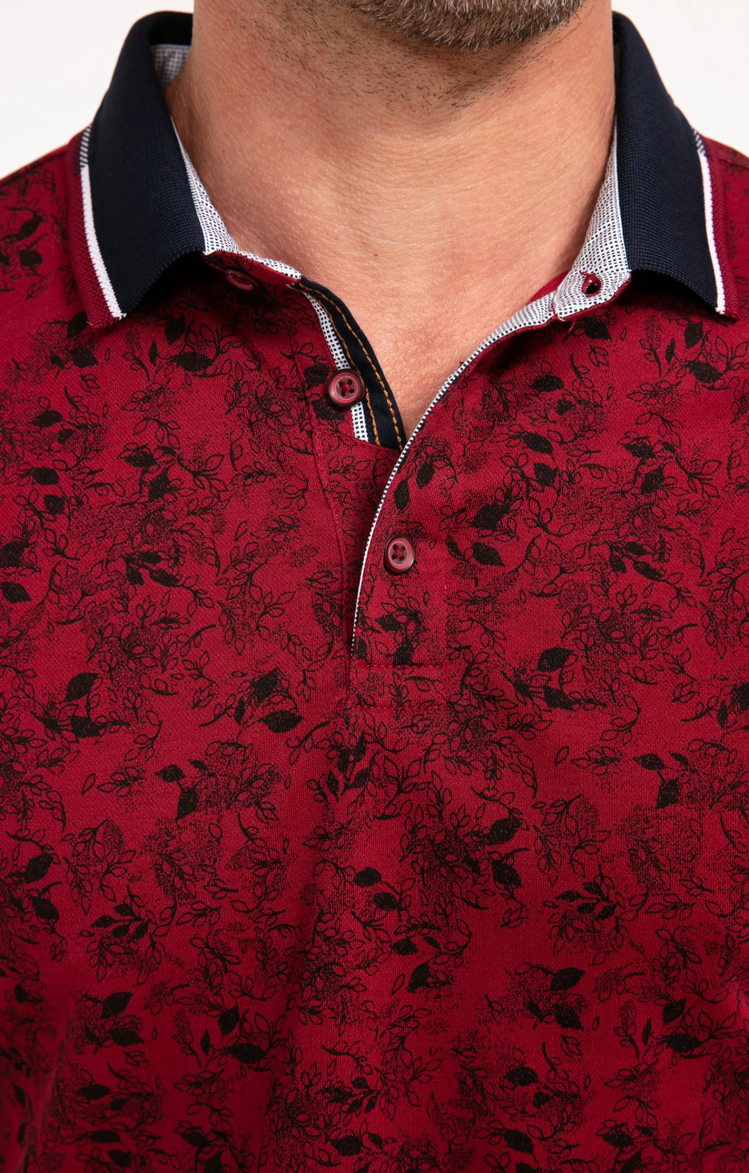 Polos & Tee-shirts<Armand Thiery Polo manches courtes Spot Leaf - Rouge