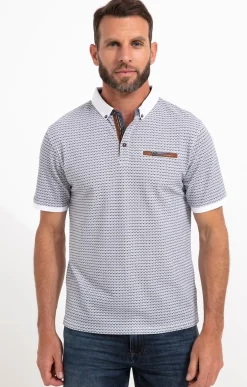 Polos & Tee-shirts<Armand Thiery Polo manches courtes Vegas - Blanc