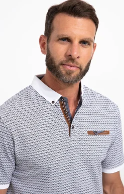 Polos & Tee-shirts<Armand Thiery Polo manches courtes Vegas - Blanc