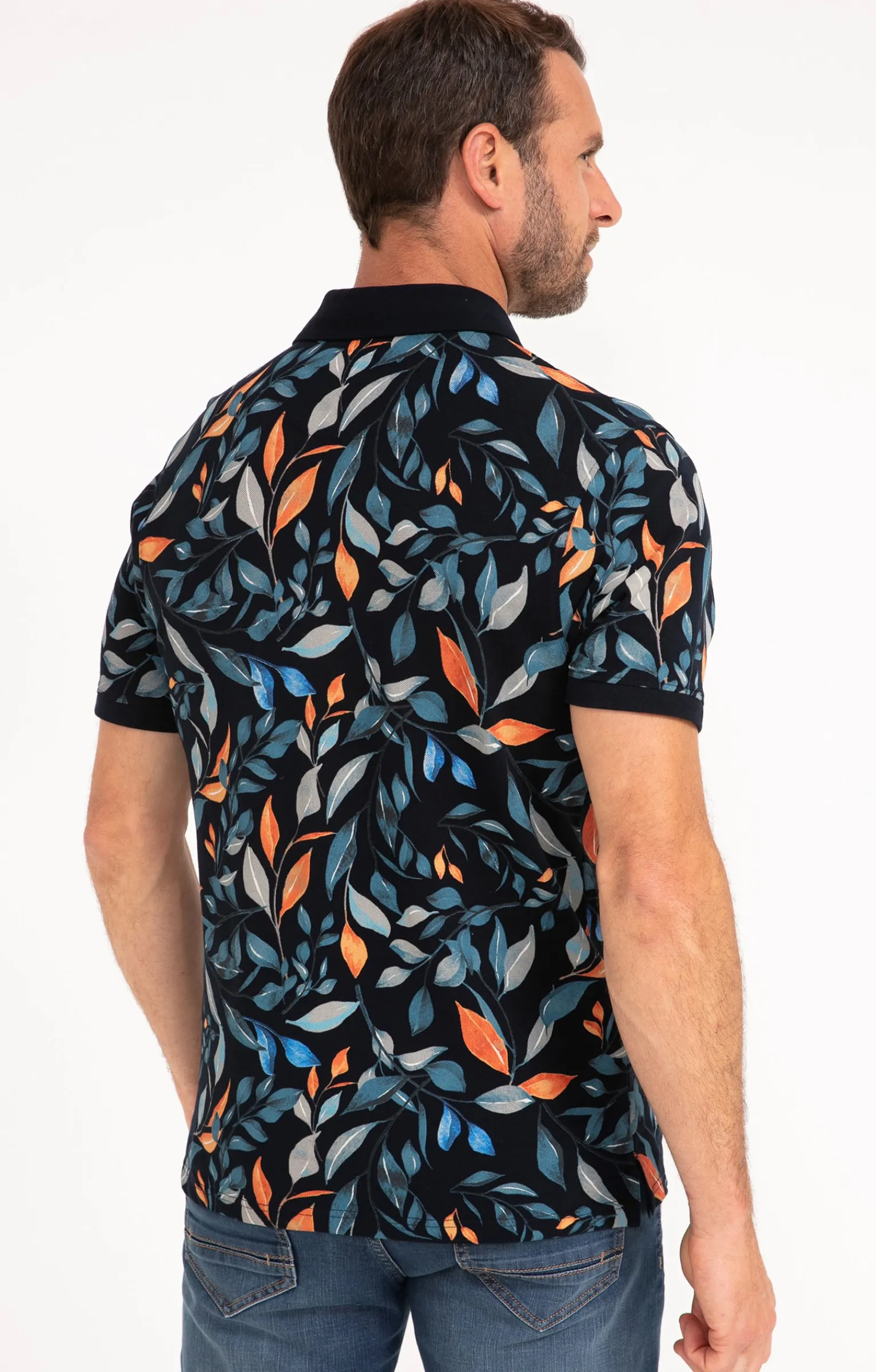 Polos & Tee-shirts<Armand Thiery Polo manches courtes Vince Big - Marine