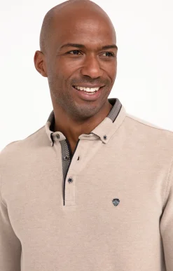 Polos & Tee-shirts<Armand Thiery Polo manches longues Chic - Beige