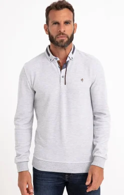 Polos & Tee-shirts<Armand Thiery Polo manches longues Chic - Grisclair