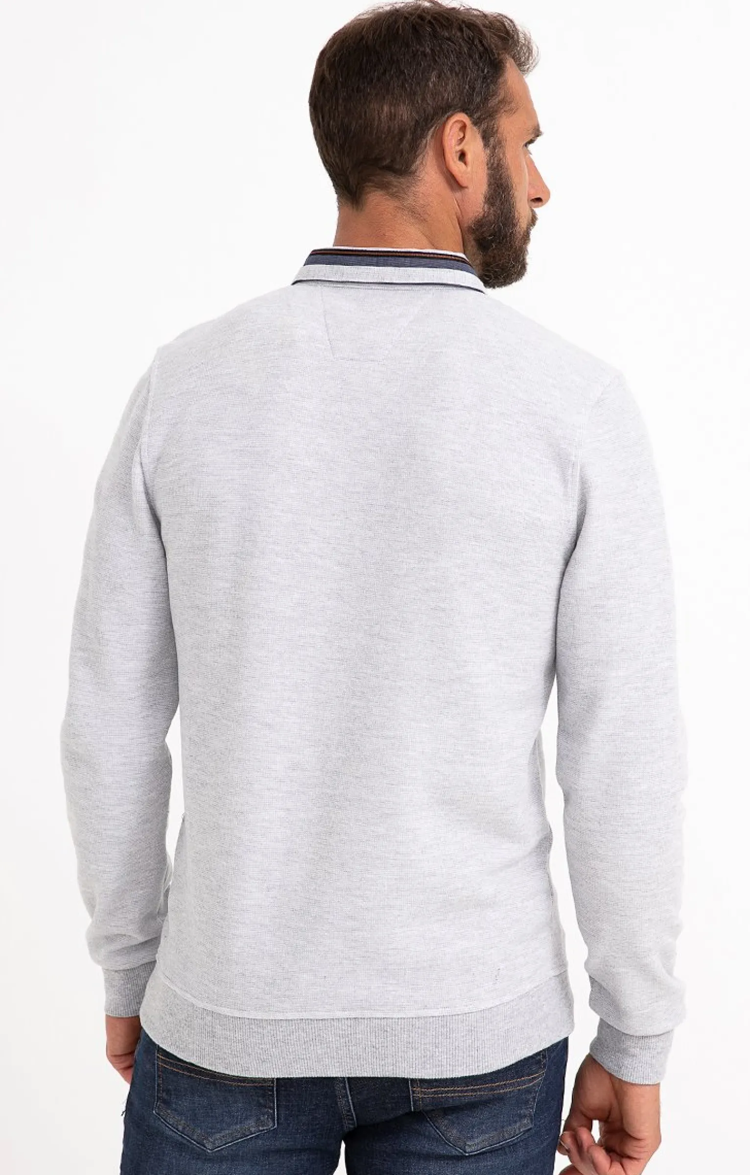Polos & Tee-shirts<Armand Thiery Polo manches longues Chic - Grisclair
