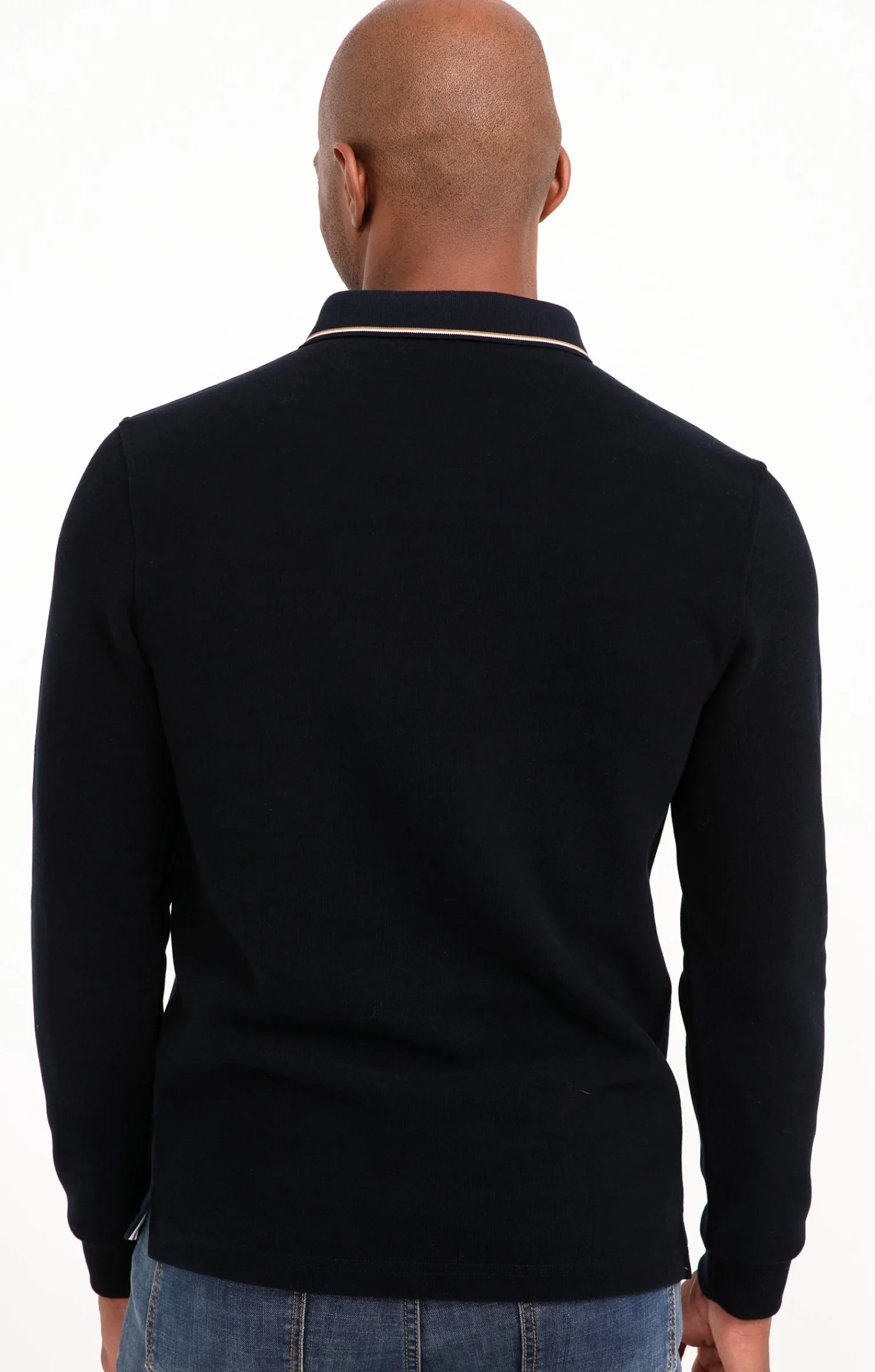 Polos & Tee-shirts<Armand Thiery Polo manches longues Duo - Marine