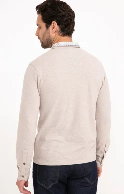 Polos & Tee-shirts<Armand Thiery Polo manches longues PK Barca - Beige