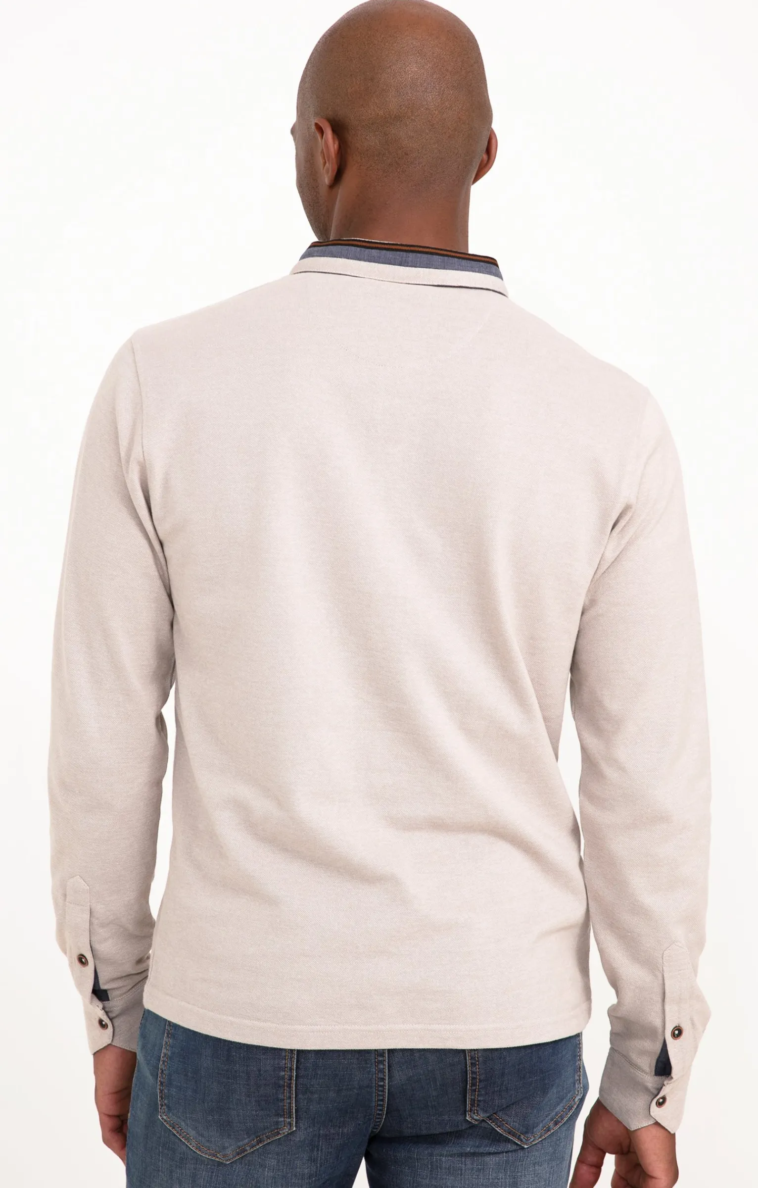 Polos & Tee-shirts<Armand Thiery Polo manches longues PK Shiny - Beige