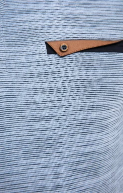 Polos & Tee-shirts<Armand Thiery Polo manches longues Print - Bleuciel