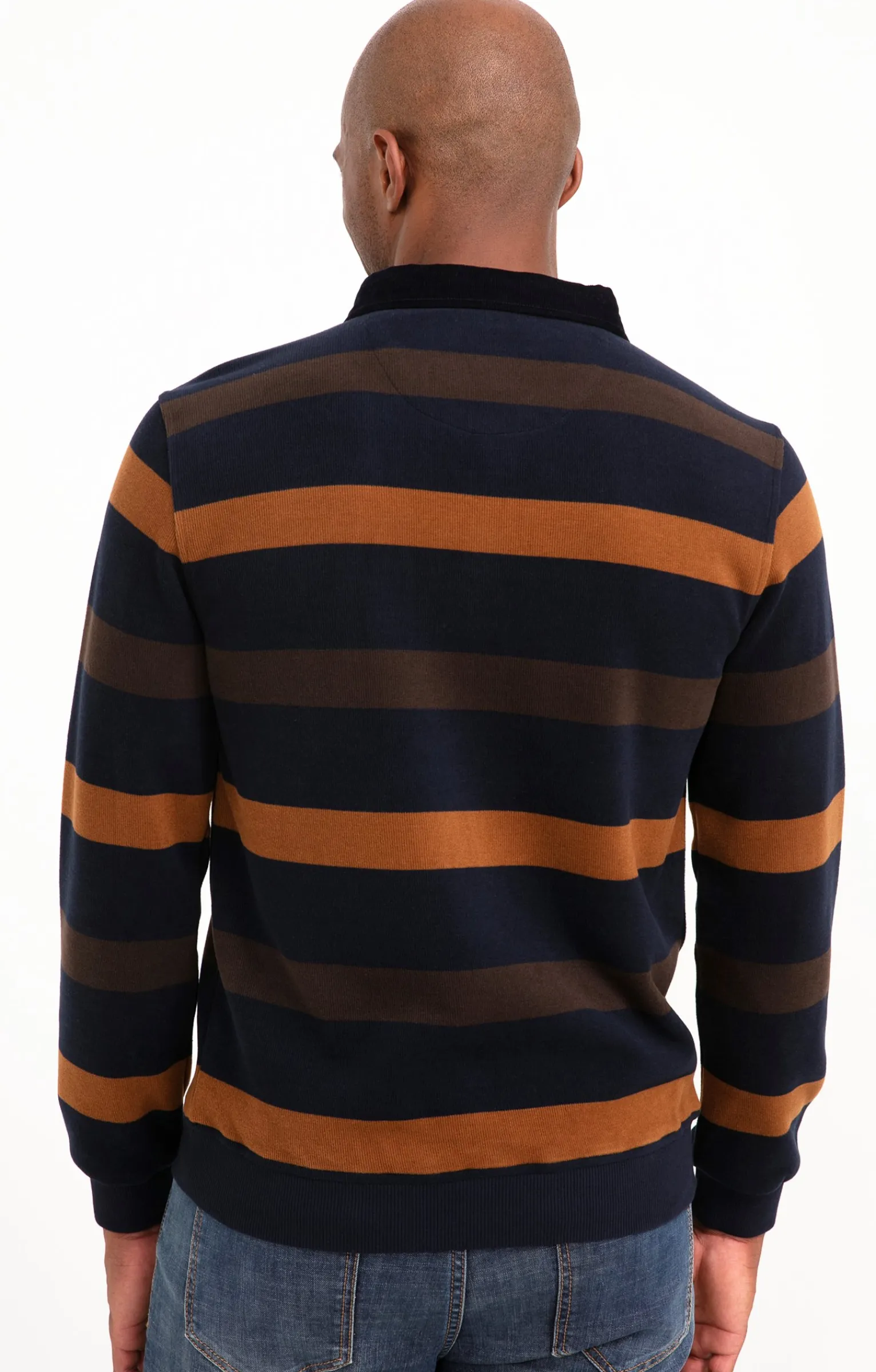 Polos & Tee-shirts<Armand Thiery Polo manches longues Ray Allover - Marine