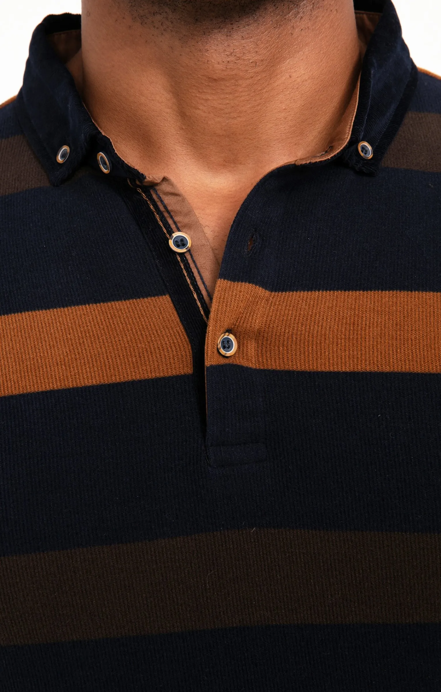 Polos & Tee-shirts<Armand Thiery Polo manches longues Ray Allover - Marine
