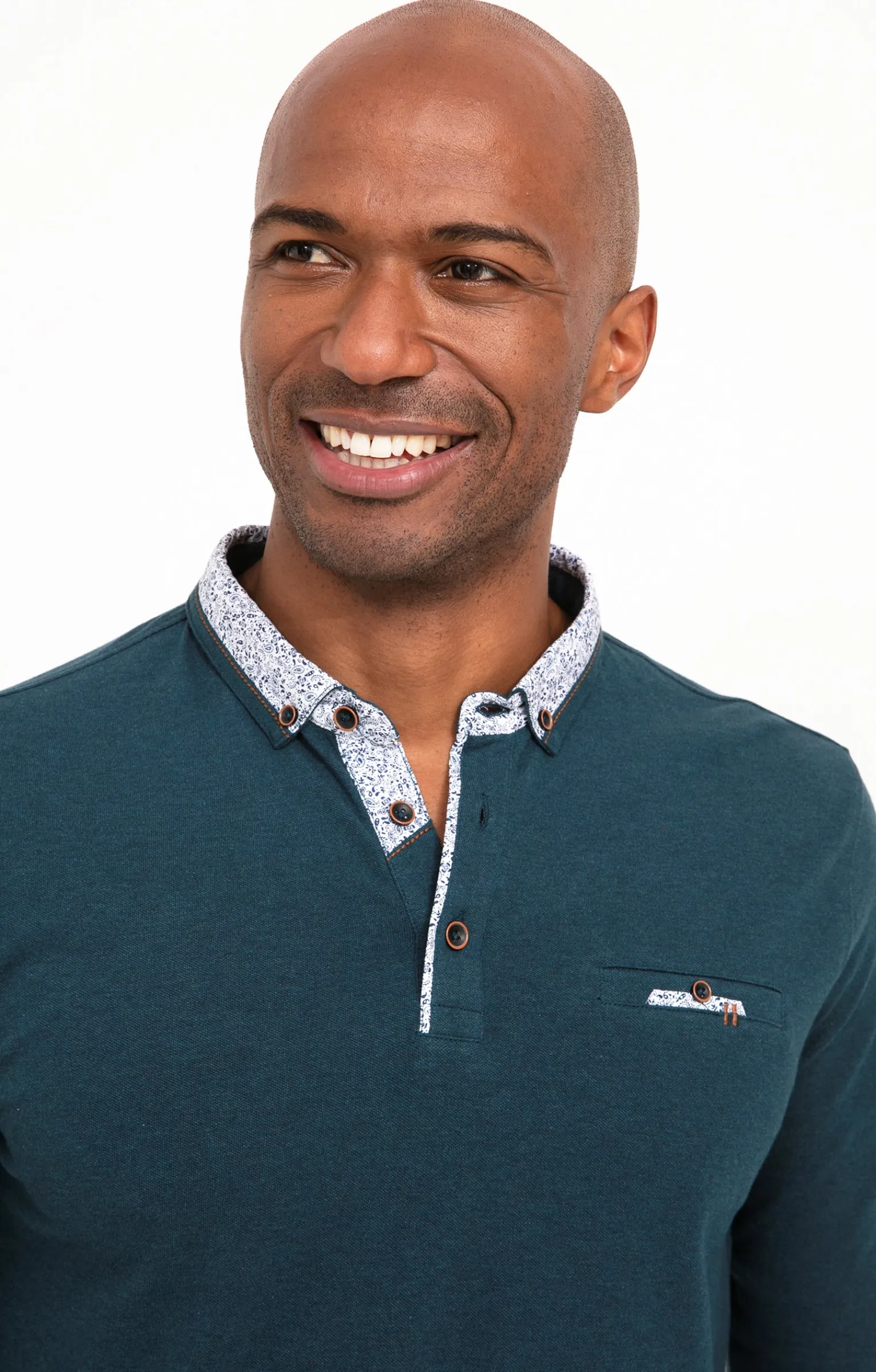 Polos & Tee-shirts<Armand Thiery Polo manches longues Romantique - Pétrole