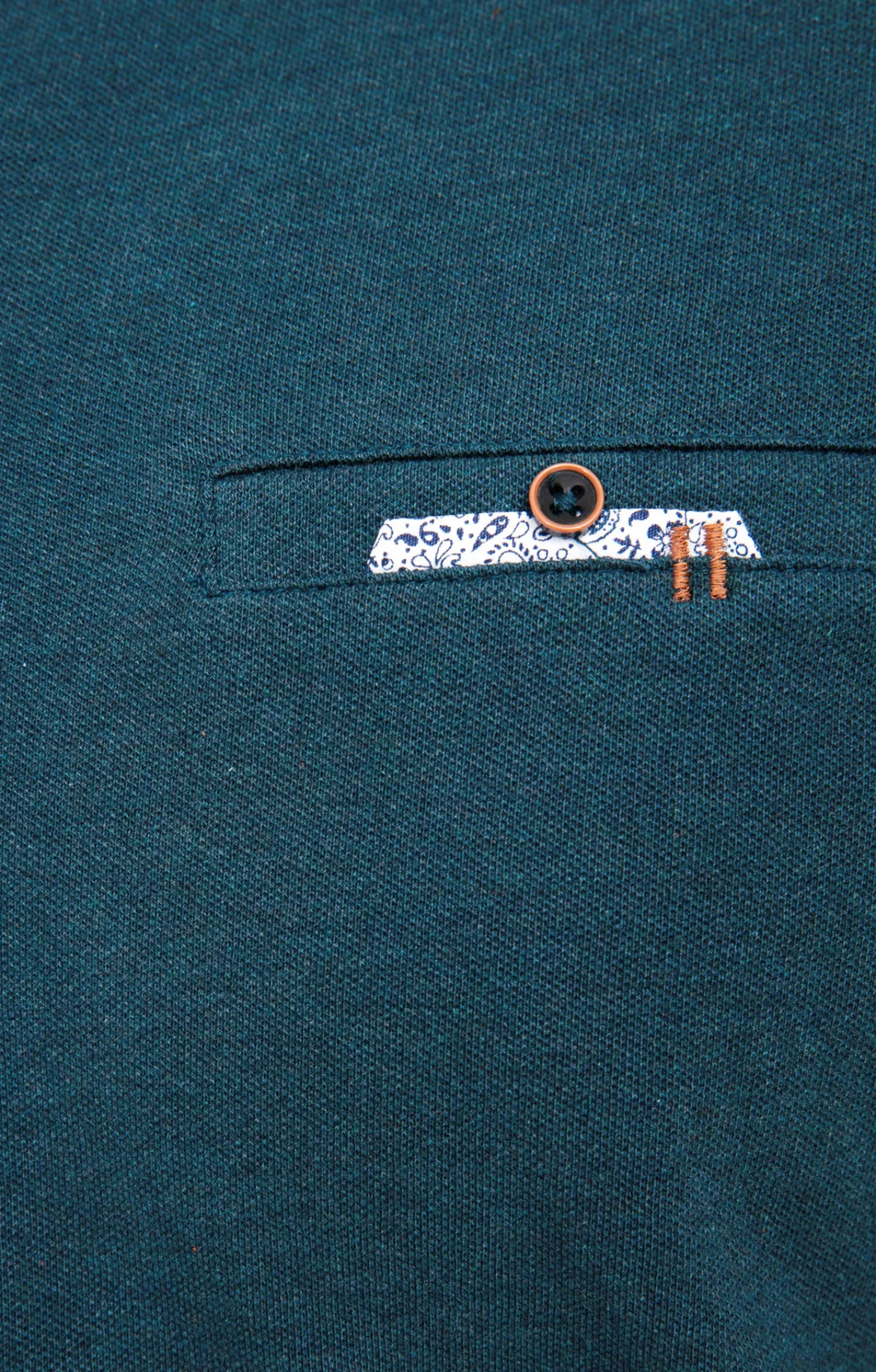 Polos & Tee-shirts<Armand Thiery Polo manches longues Romantique - Pétrole