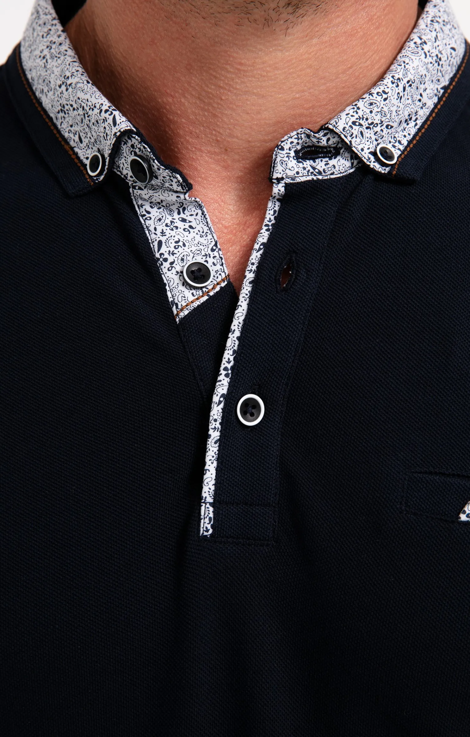 Polos & Tee-shirts<Armand Thiery Polo manches longues Romantique - Marine