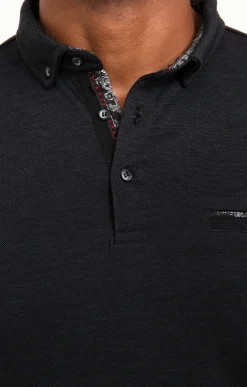 Polos & Tee-shirts<Armand Thiery Polo manches longues Sheldon - Anthracite