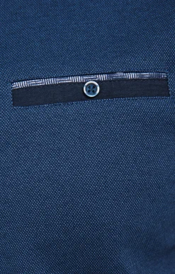 Polos & Tee-shirts<Armand Thiery Polo manches longues Sheldon - Bleu