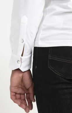 Polos & Tee-shirts<Armand Thiery Polo manches longues Sued Barca - Blanc
