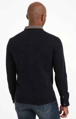Polos & Tee-shirts<Armand Thiery Polo manches longues Sued Barca - Marine