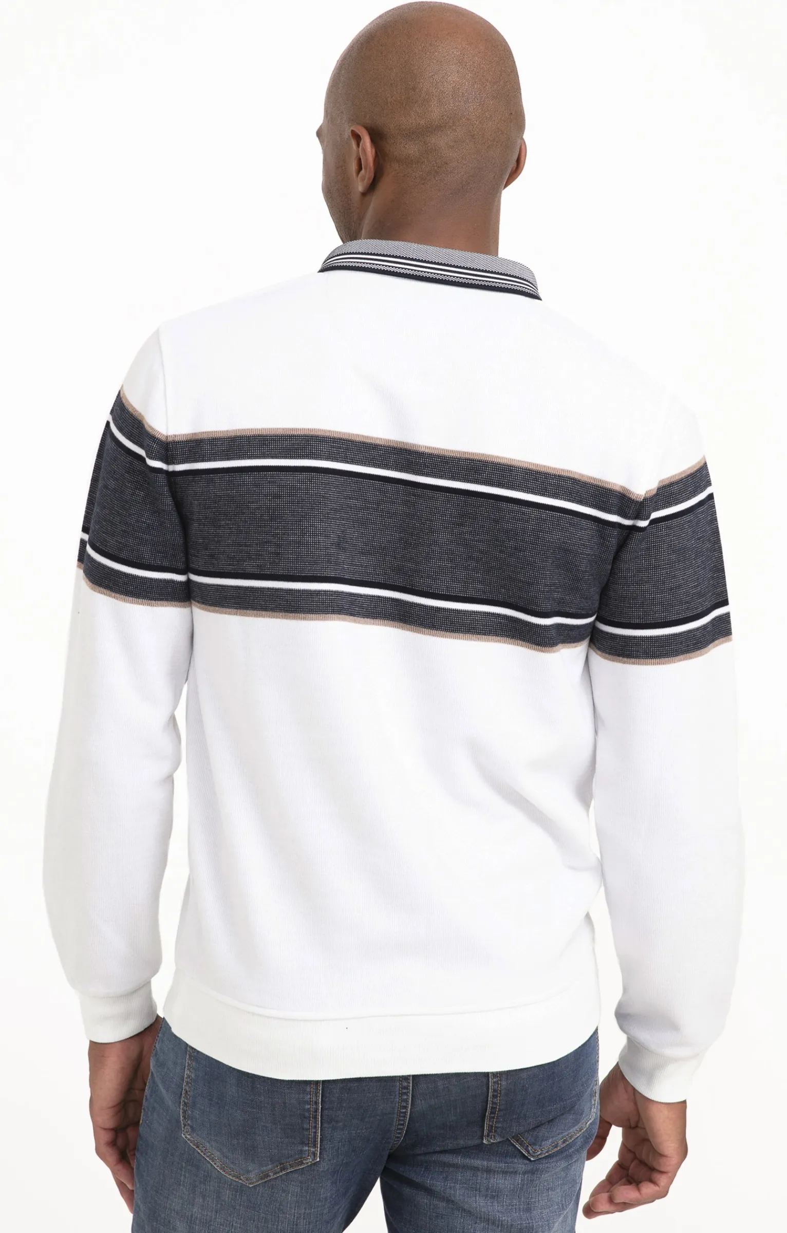 Polos & Tee-shirts<Armand Thiery Polo manches longues Young - Blanc