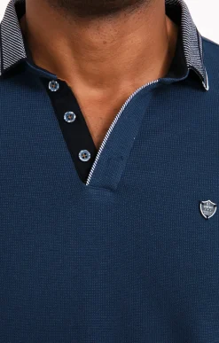 Polos & Tee-shirts<Armand Thiery Polo manches longues Ziggy - Bleudur