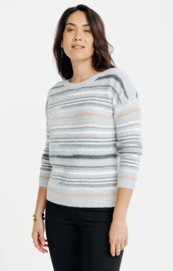 Pulls & Cardigans<Armand Thiery PULL AVEC JEU DE RAYURES - Grismoyen