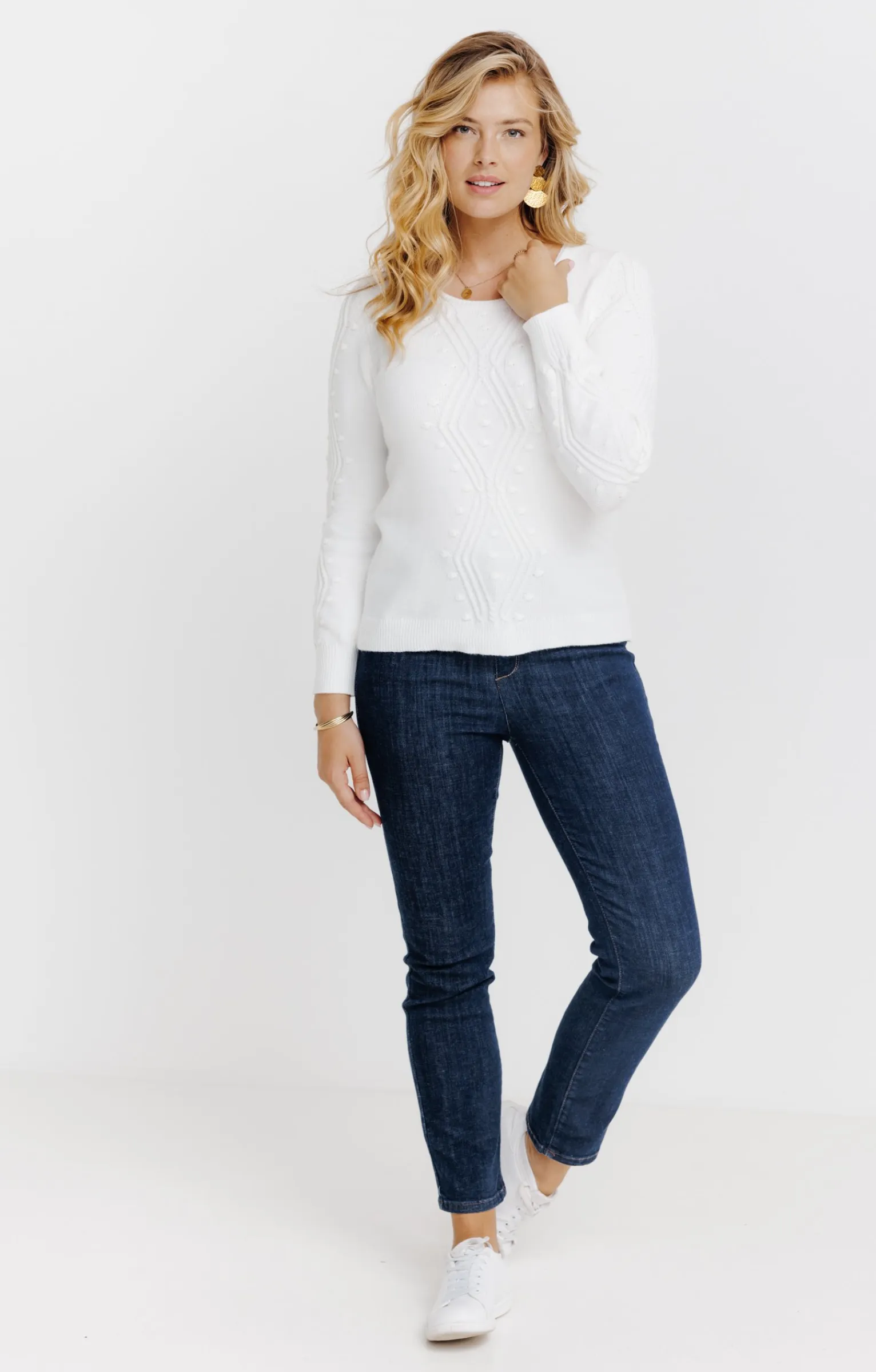 Pulls & Cardigans<Armand Thiery Pull avec torsades - Écru