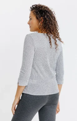 Pulls & Cardigans<Armand Thiery PULL BI MATIERE - Écru