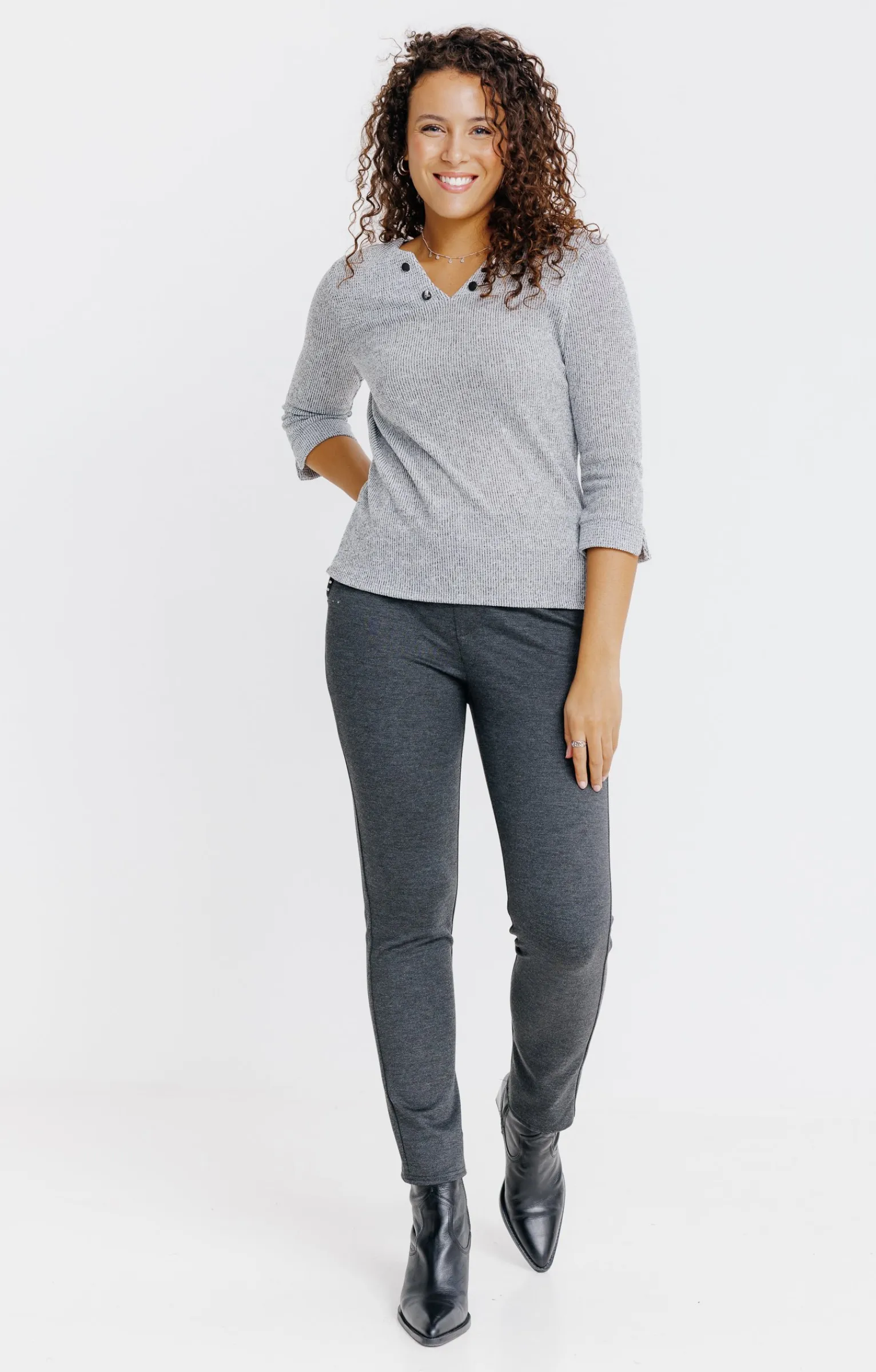 Pulls & Cardigans<Armand Thiery PULL BI MATIERE - Écru