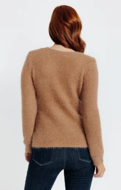 Pulls & Cardigans<Armand Thiery Pull broderie chat - Camel