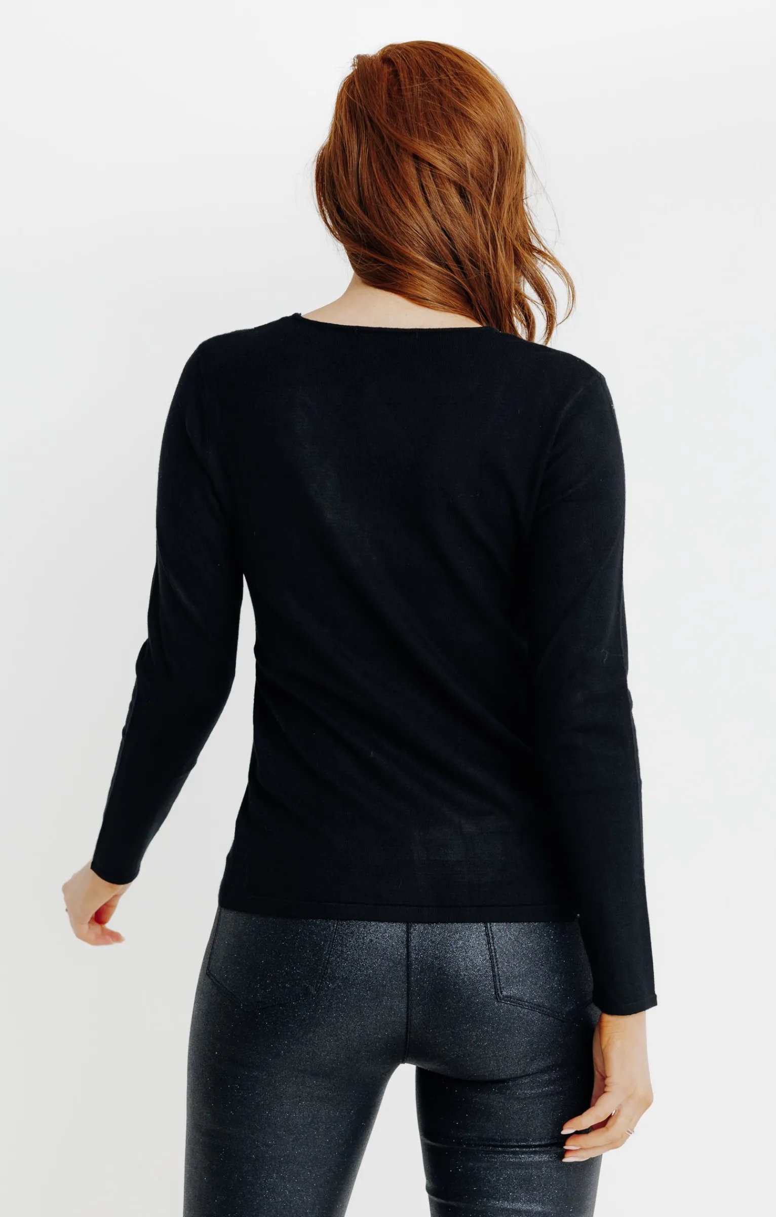 Pulls & Cardigans<Armand Thiery PULL COL BRODE - Noir