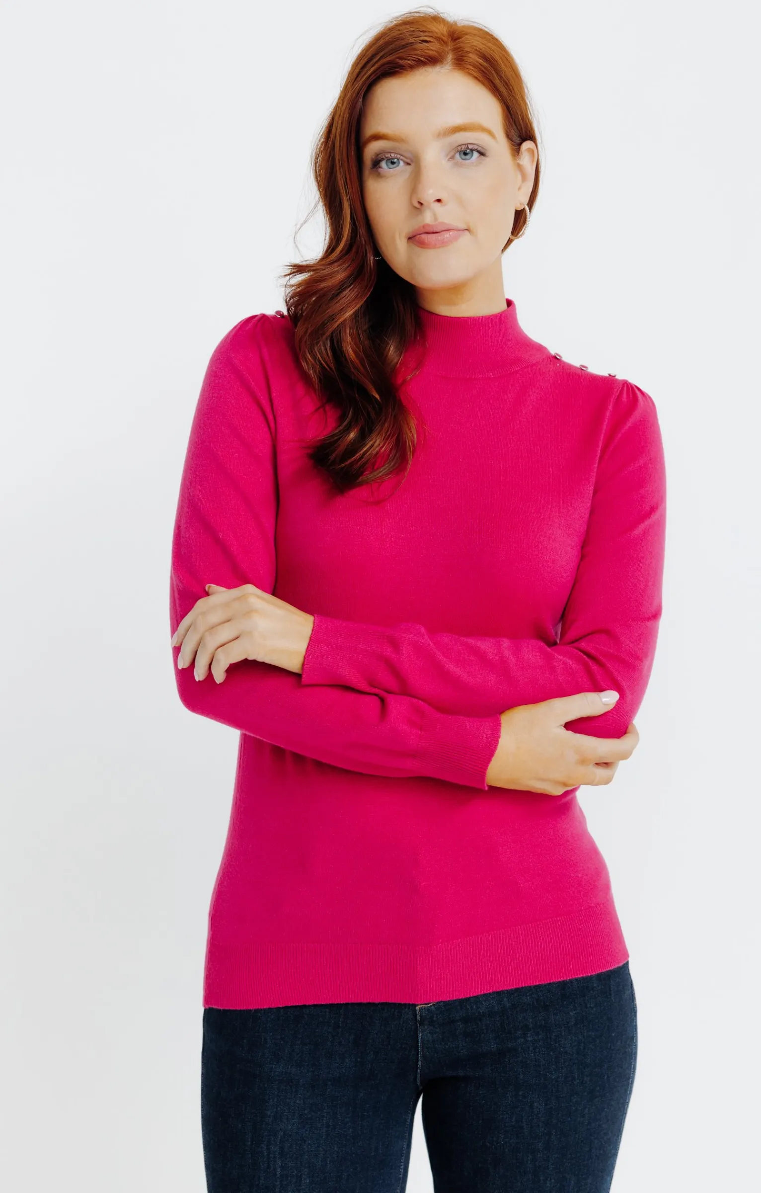 Pulls & Cardigans<Armand Thiery Pull col montant - Blush