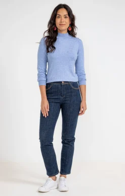 Pulls & Cardigans<Armand Thiery Pull col montant - Bleuciel