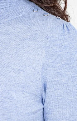 Pulls & Cardigans<Armand Thiery Pull col montant - Bleuciel
