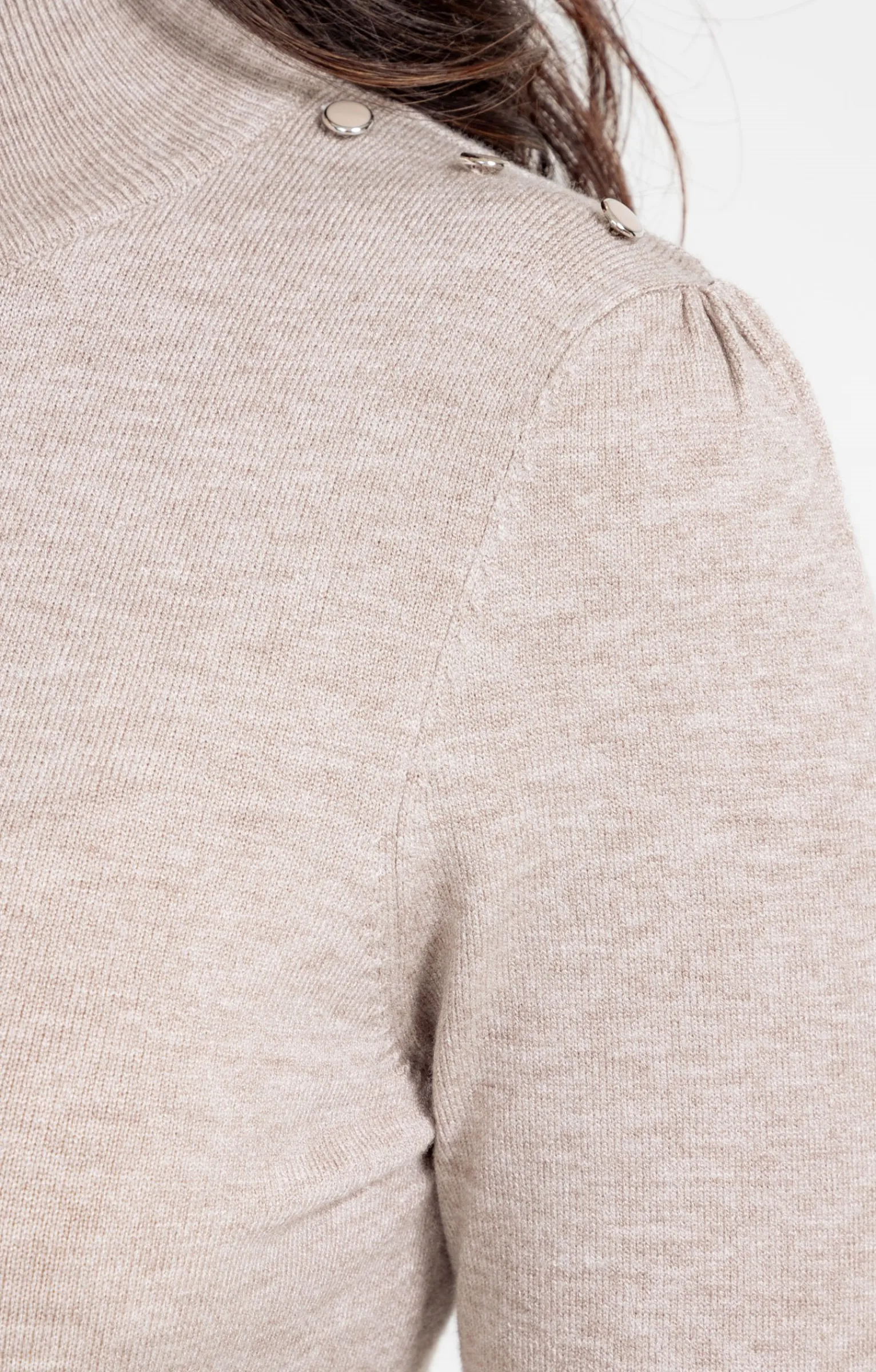 Pulls & Cardigans<Armand Thiery Pull col montant - Taupe