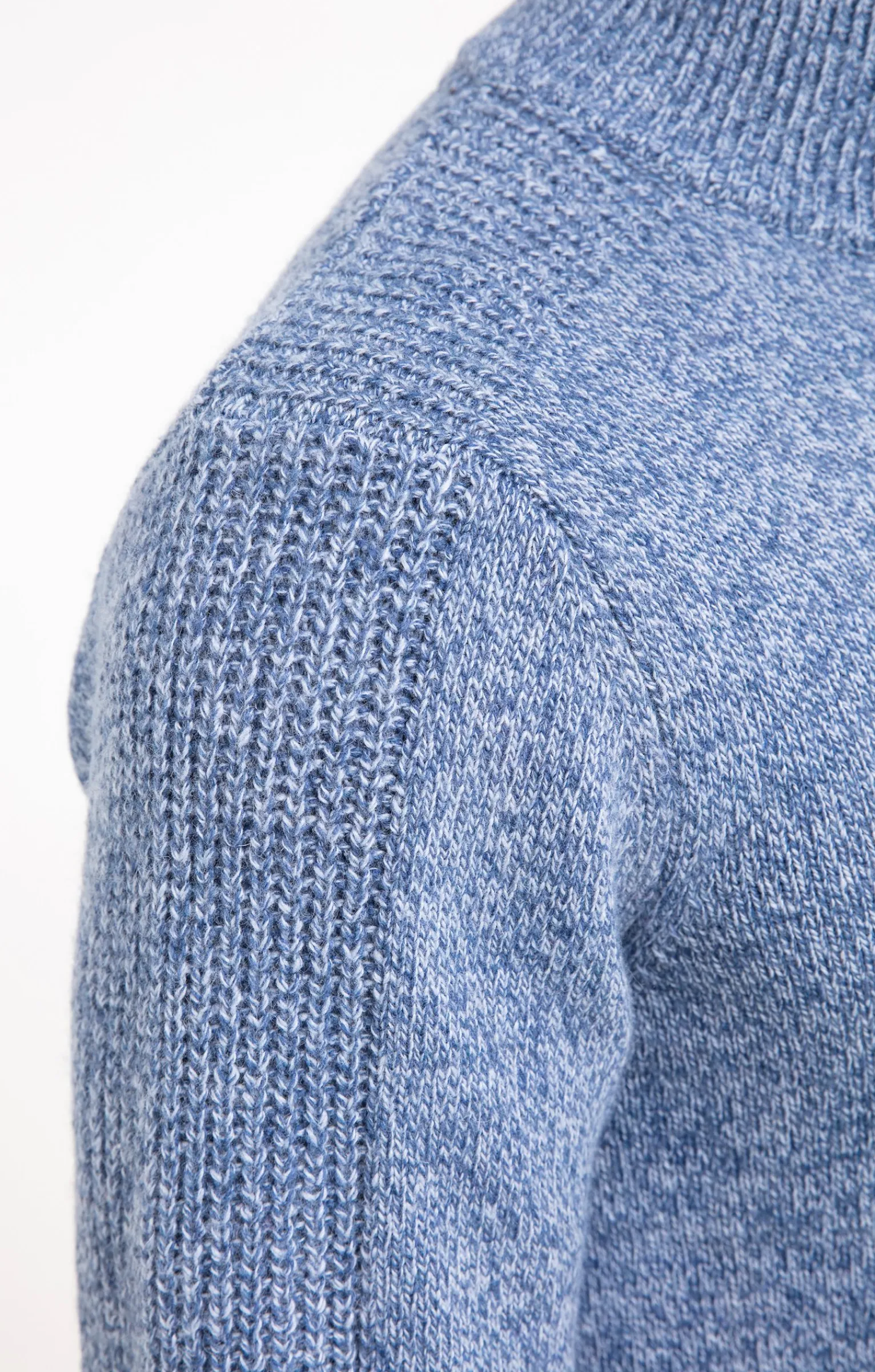 Pulls & Gilets<Armand Thiery Pull col montant boutonné - Bleuciel