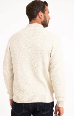 Pulls & Gilets<Armand Thiery Pull col montant doublé polaire - Écru
