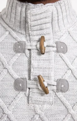 Pulls & Gilets<Armand Thiery Pull col montant torsadé - Grisclair