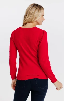 Pulls & Cardigans<Armand Thiery Pull col rond - Rouge