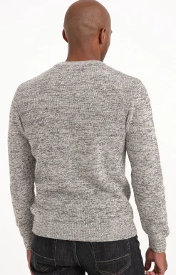 Pulls & Gilets<Armand Thiery Pull col rond côtelé - Grisclair