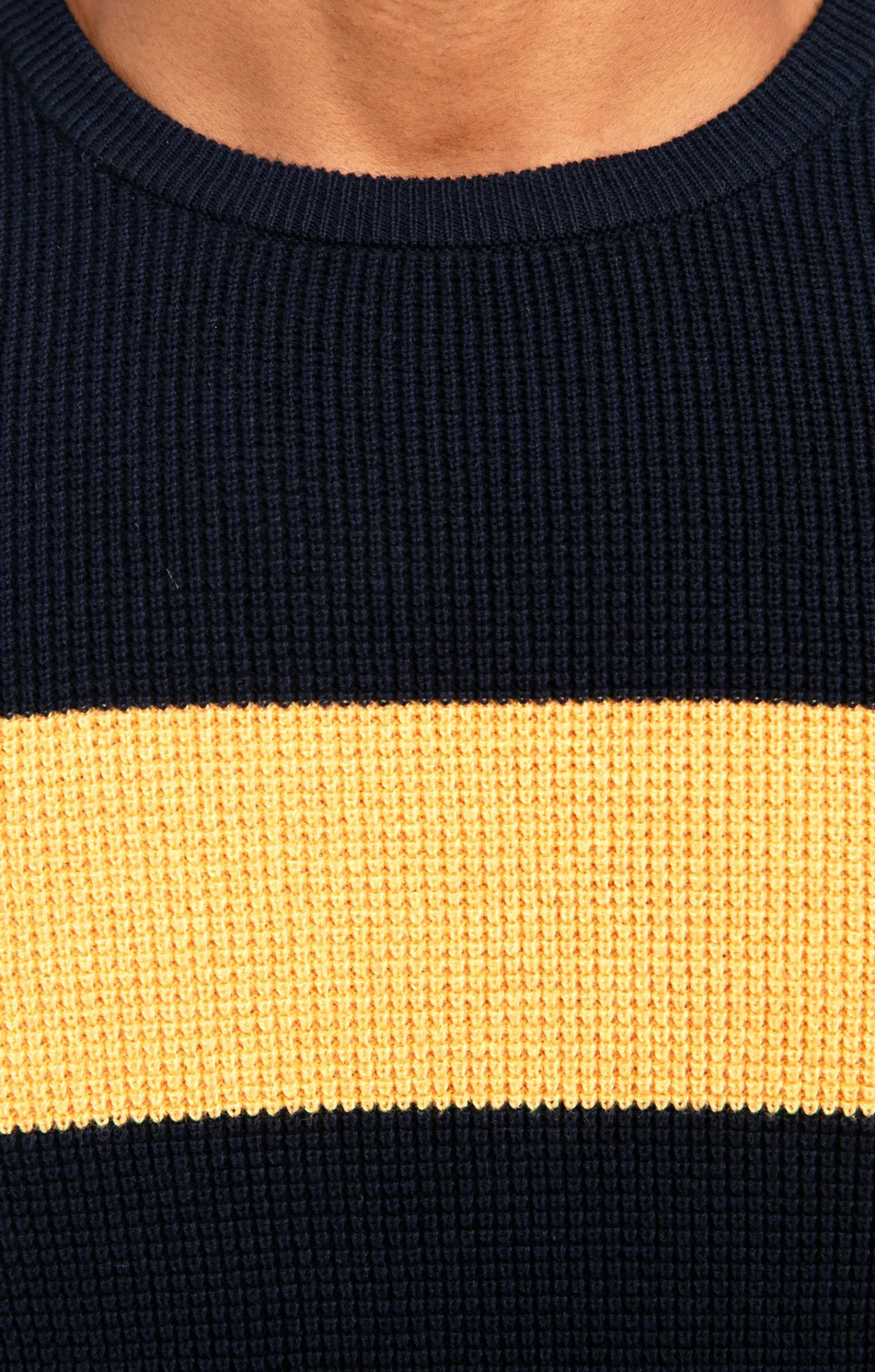 Pulls & Gilets<Armand Thiery Pull col rond rayé - Marine