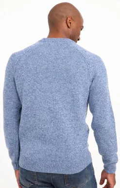 Pulls & Gilets<Armand Thiery Pull col rond torsadé - Bleuciel
