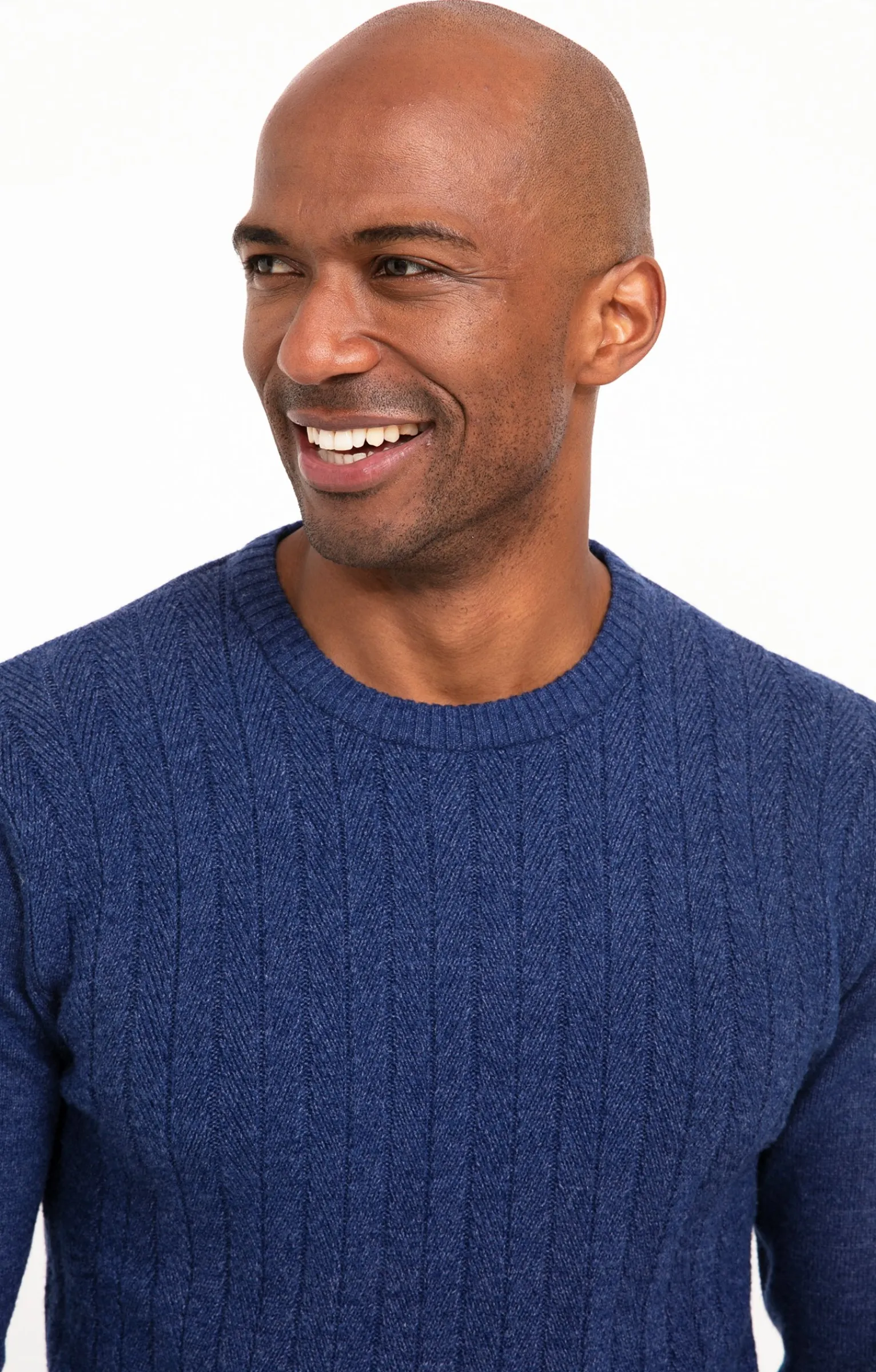Pulls & Gilets<Armand Thiery Pull col rond uni - Bleudur