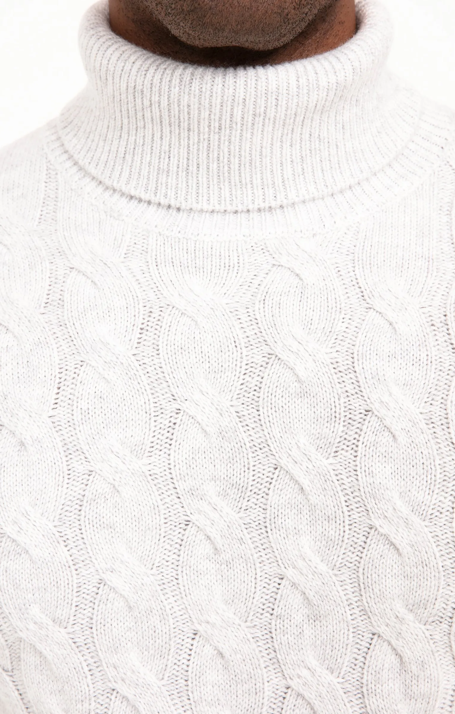 Pulls & Gilets<Armand Thiery Pull col roulé torsadé - Grisclair