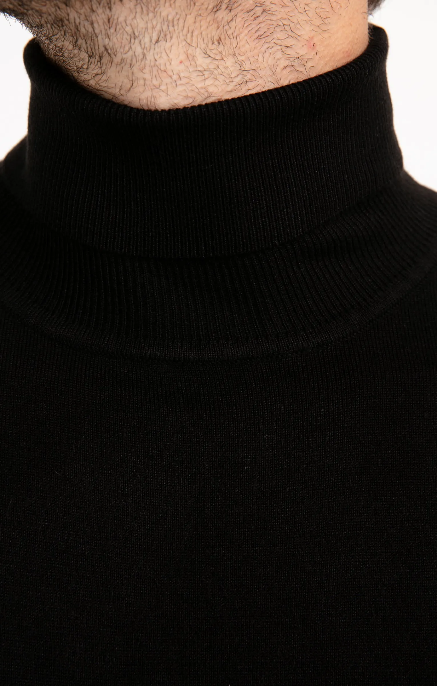 Pulls & Gilets<Armand Thiery Pull col roulé uni - Noir
