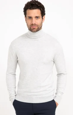 Pulls & Gilets<Armand Thiery Pull col roulé uni - Écru